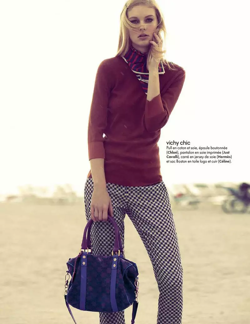 Patricia van der Vliet fun Elle France January 2011 nipasẹ Tesh