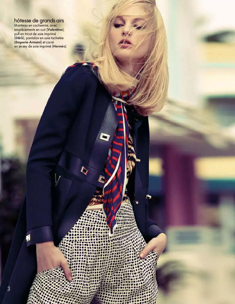 Patricia van der Vliet fun Elle France January 2011 nipasẹ Tesh