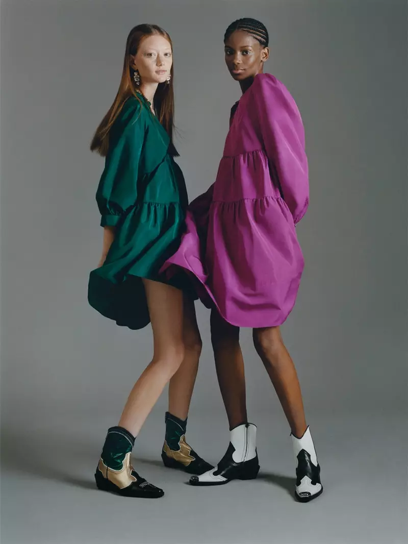 Sara Grace Wallerstedt e Elibeidy Dani lideram o editorial Zara TRF Overbold