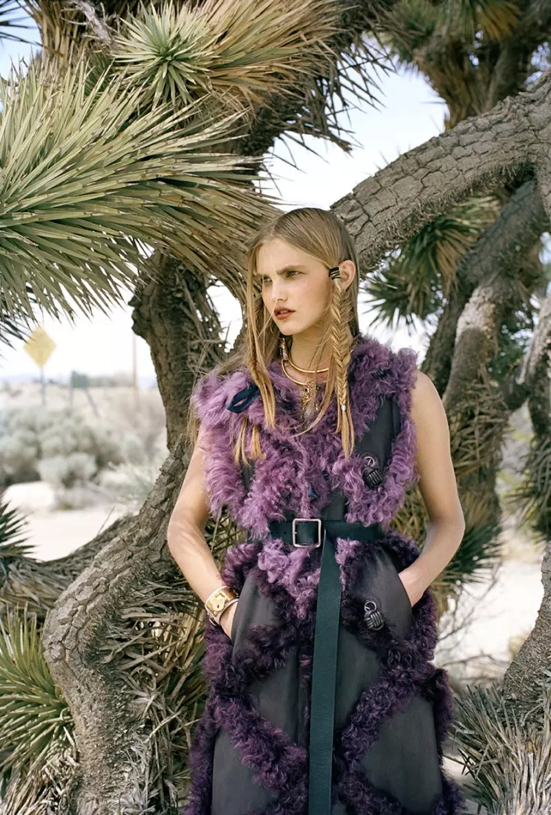 Aneta Pajak Wears Statement Fashion in Harper's Bazaar Australia