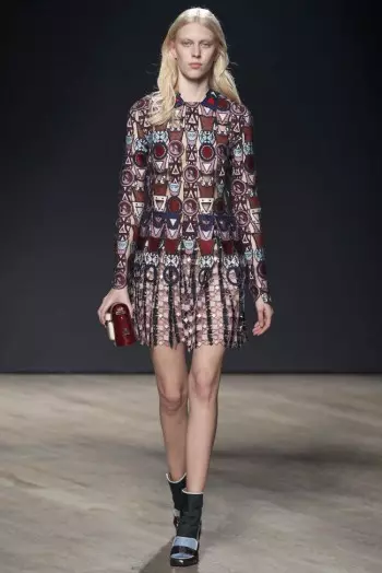 Mary Katrantzou 2014 m. ruduo/žiema | Londono mados savaitė