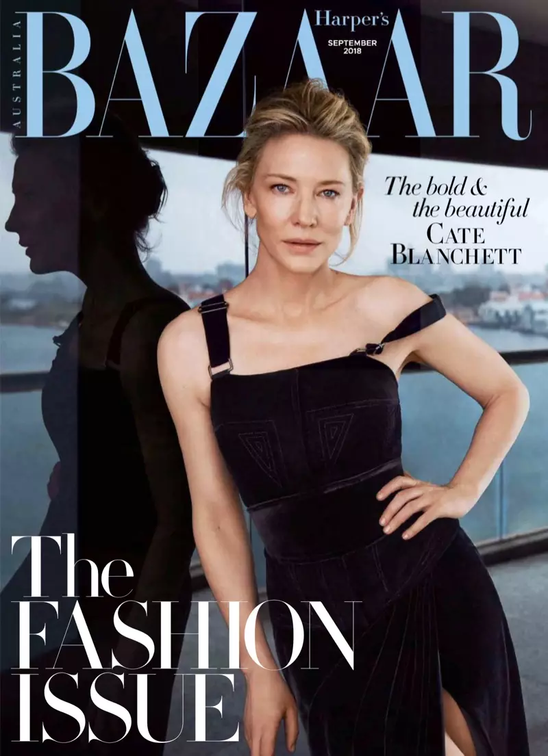 Кейт Бланшетт на обкладинці Harper's Bazaar Australia у вересні 2018 року