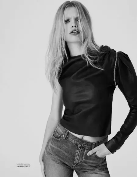 Daphne Groeneveld Models Sultry Looks for The Fashionable Lampoon