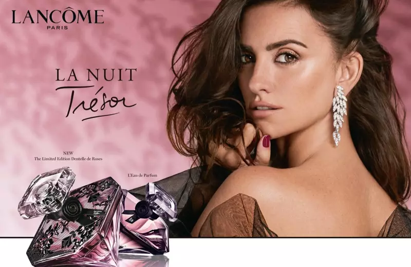 Lancome ngumumkeun kampanye La Nuit Trésor L'Eau de Parfum anu nampilkeun aktris Penelope Cruz. Poto: Hunter & Gatti