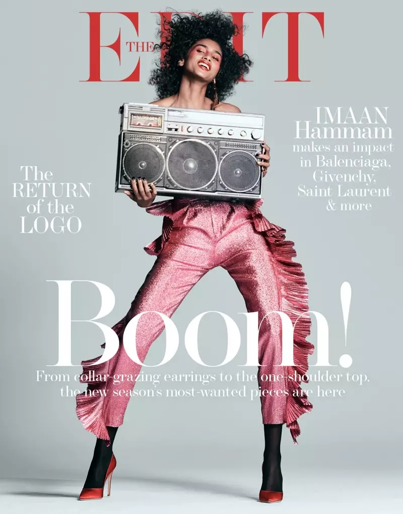 Imaan Hammam on The Edit February 2, 2017 Cover