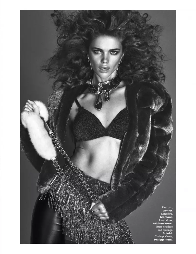 Jena Goldsack modeli Super glamurozna moda za L'Officiel Singapore