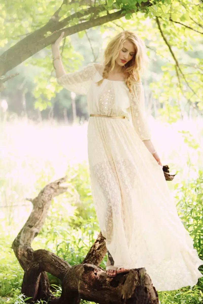 Linda Vojtova Models Free People's Dreamy, Limited Edition Summer Dresses