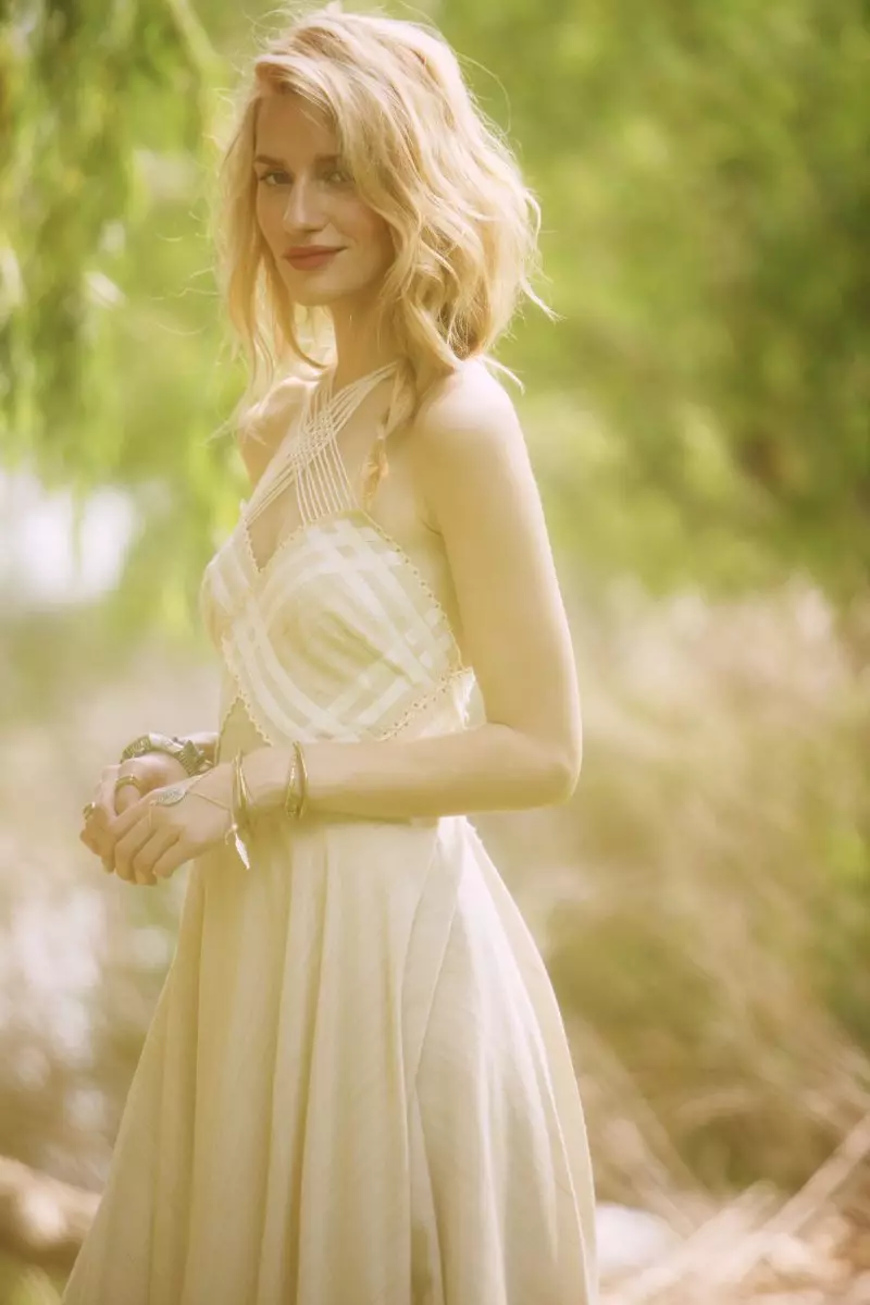 Linda Vojtova Models Free People's Dreamy, Limited Edition Summer Dresses