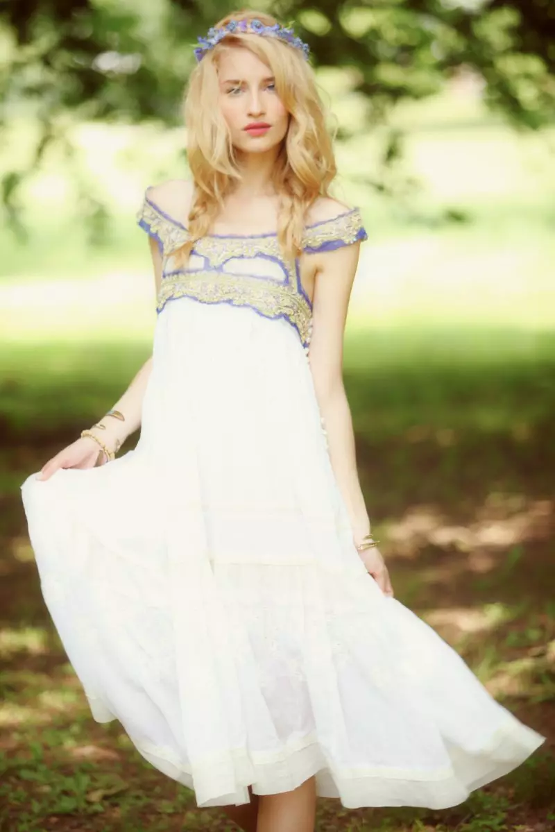 Linda Vojtova Models Free People's Dreamy, Limited Edition Summer Dresses