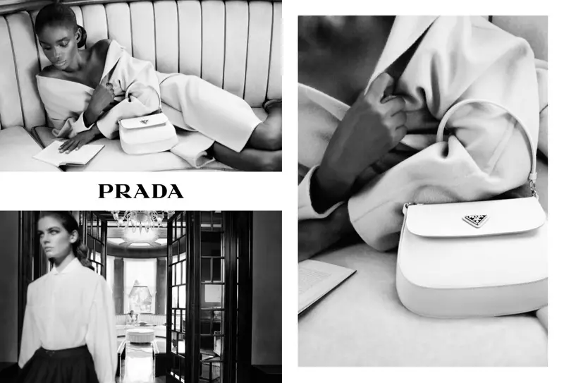 Maty Fall i Merlijne Schorren poziraju u kampanji Prada Holiday 2020.