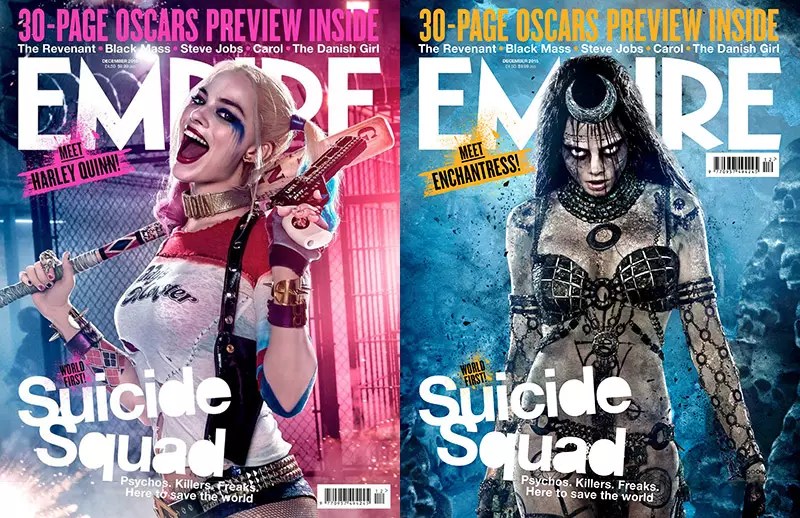 Empire vede pentru prima dată „Suicide Squad” cu vedetele de film Margot Robbie și Cara Delevingne