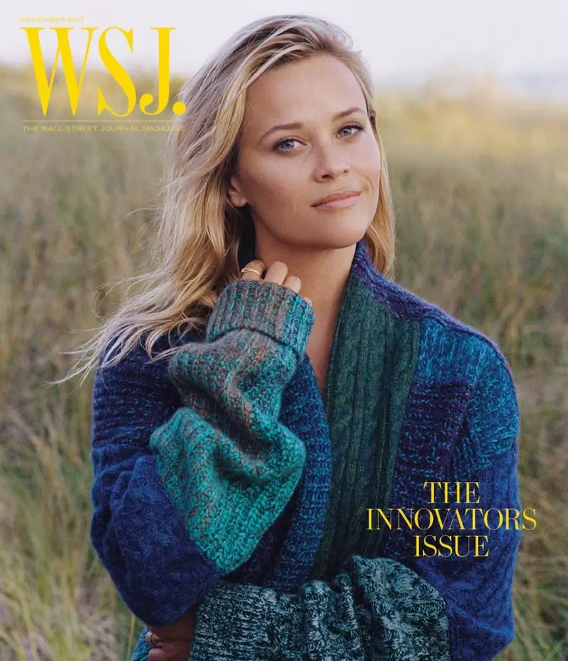 Reese Witherspoon kwenye WSJ. Jalada la Jalada la Novemba 2017