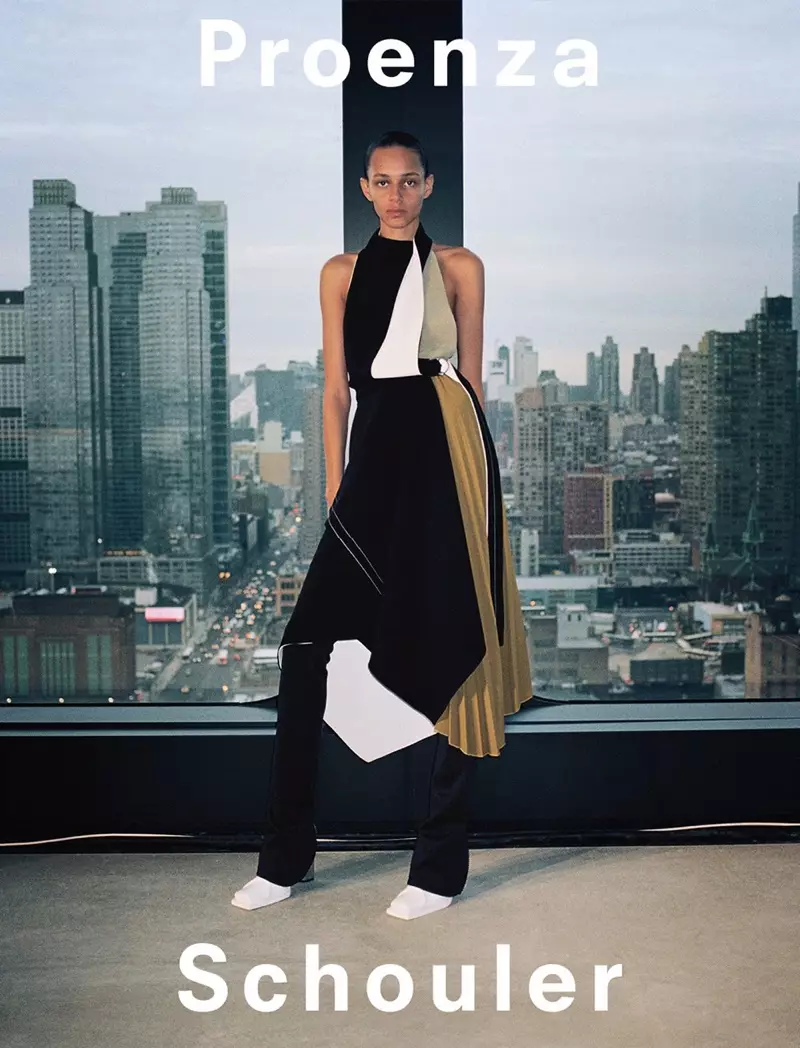 Binx Walton protagoniza a campaña outono-inverno 2019 de Proenza Schouler