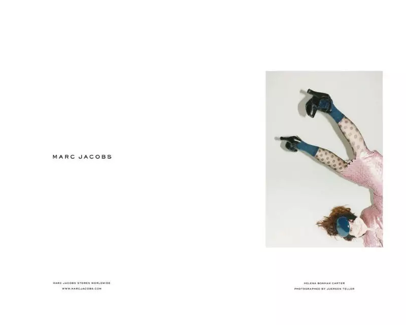 Marc Jacobs tiba 2011 Kampanye | Helena Bonham Carter dening Juergen Teller