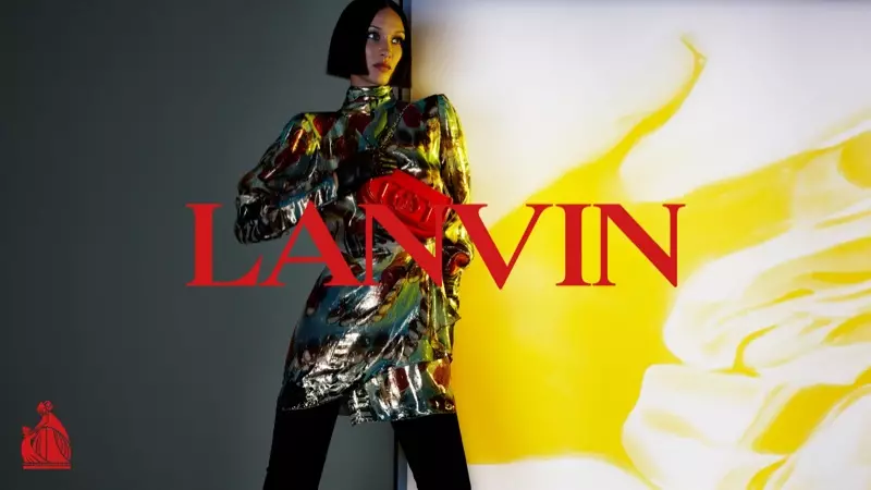 Bella Hadid Lanvin 2021. őszi kampány