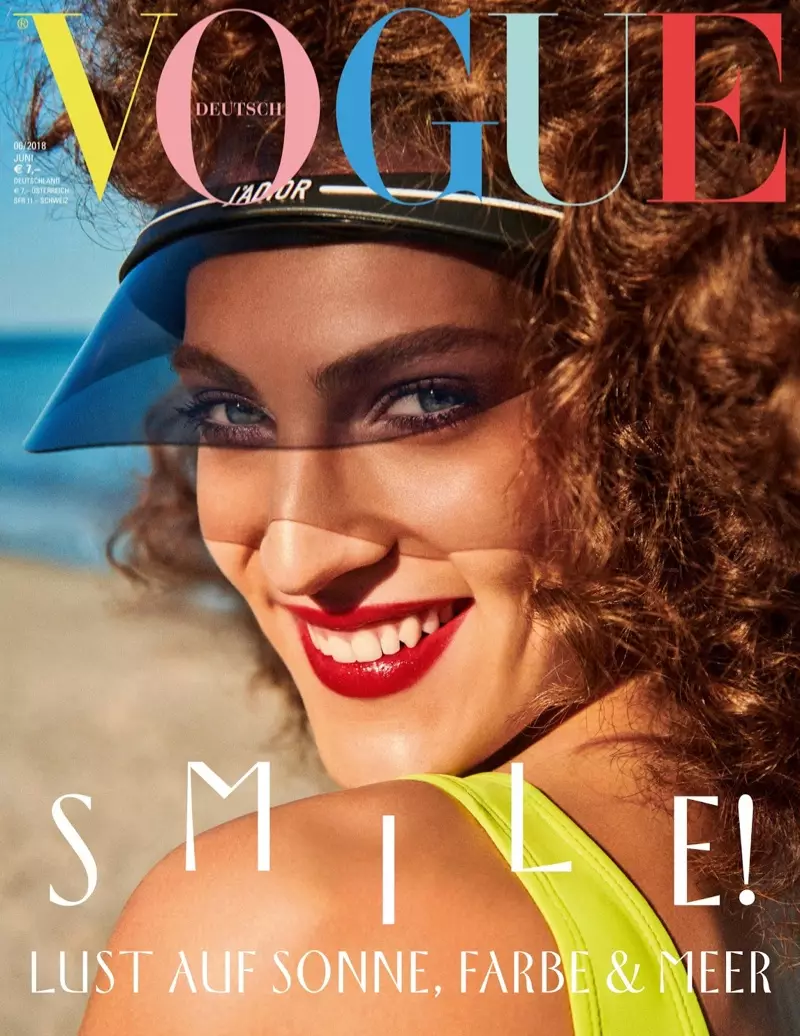 Othilia Simon | Vogue Duitsland | 2018 Voorblad | Strandredaksie