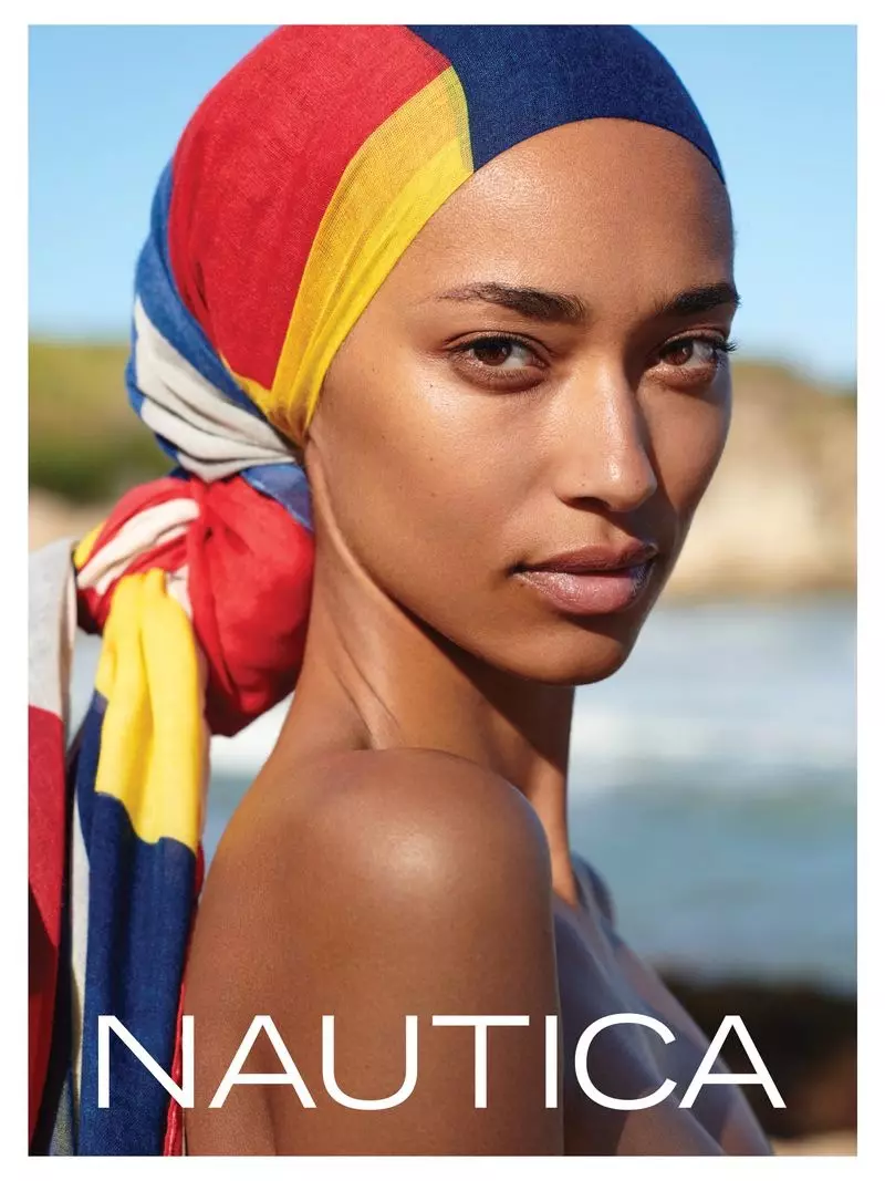 Model Anais Mali kutsogolo Nautica chilimwe 2019 kampeni