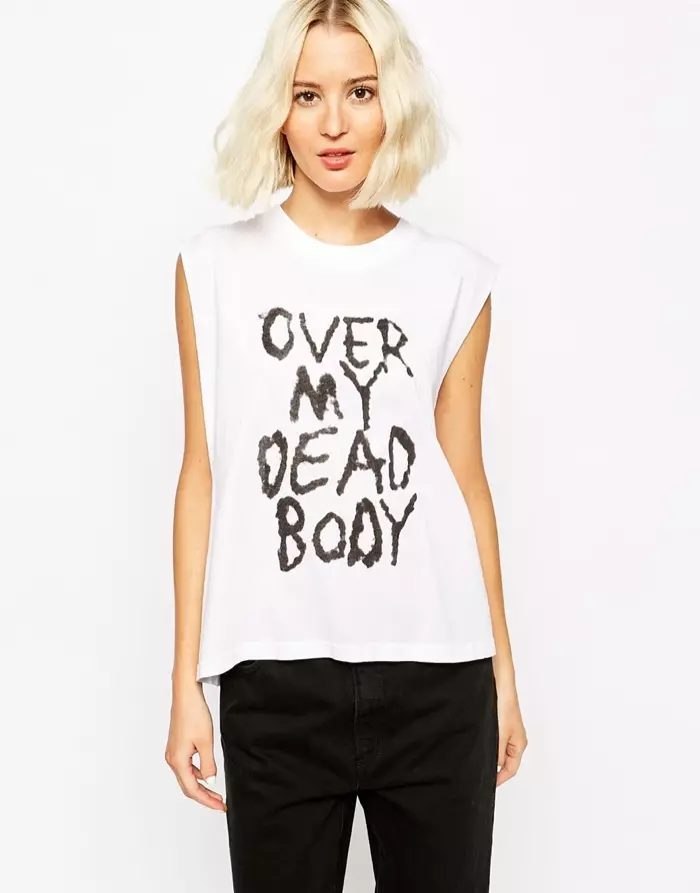 Cheap Monday Over My Dead Body Tank tilgjengelig for $36,00