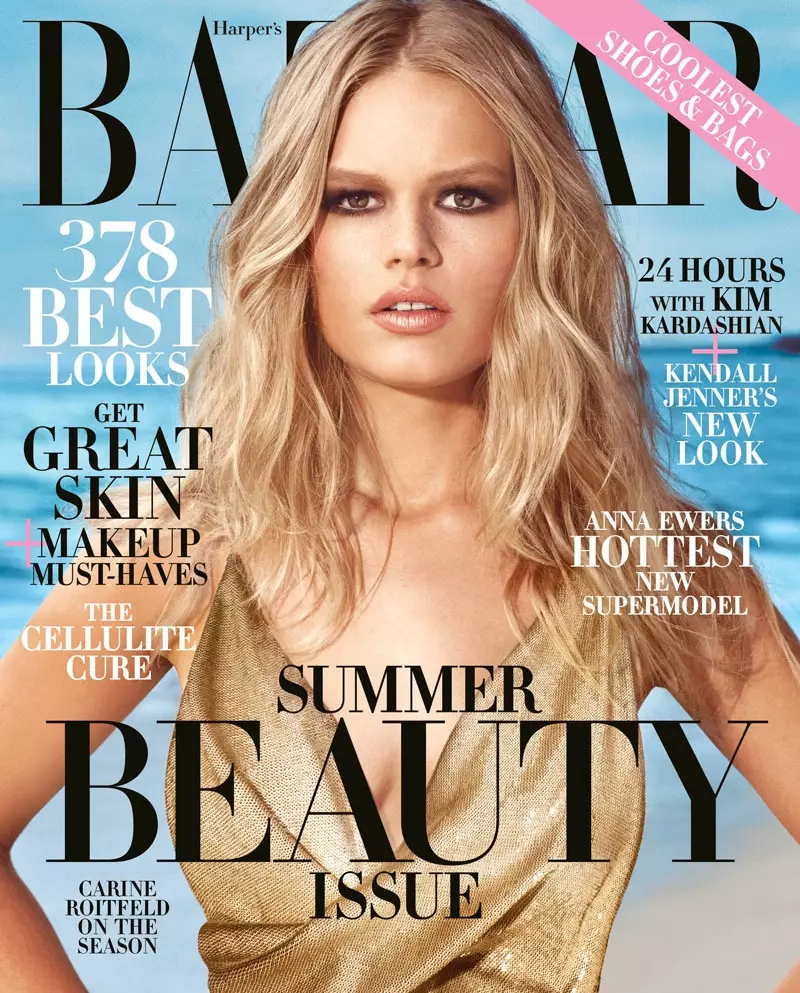 Anna Ewers dolazi na naslovnicu Harper's Bazaar US u svibnju 2015