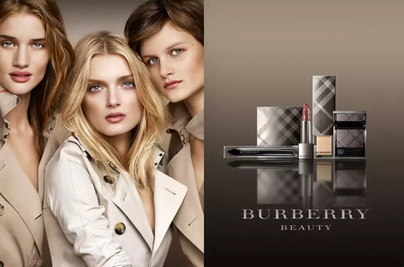 Burberry Beauty 2010 Campaign | Rosie, Nina & Lily by Mario Testino