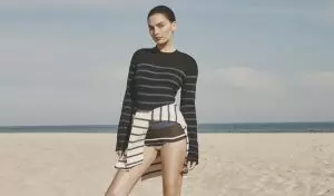 Alyssa Miller Models Solid & Striped's Fall Offerings