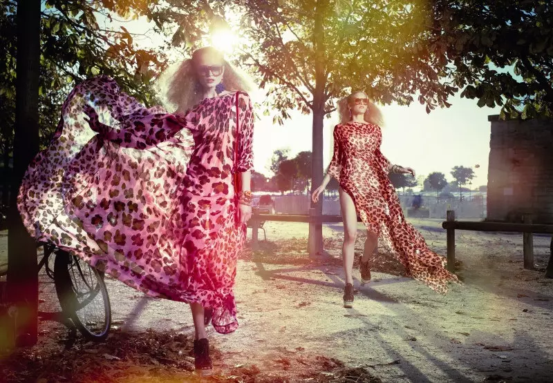 Ilse de Boer & Maud Welzen by Taki Bibelas by Marie Claire Italia فبروري 2011