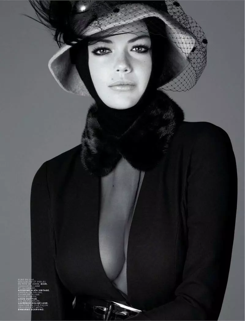 Kate Upton Dons Classic Refinement para a sessão de capa da Jalouse em outubro de 2012