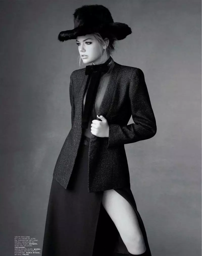 Kate Upton Dons Classic Refinement for the Jalouse Oktoba 2012 Cover Shoot