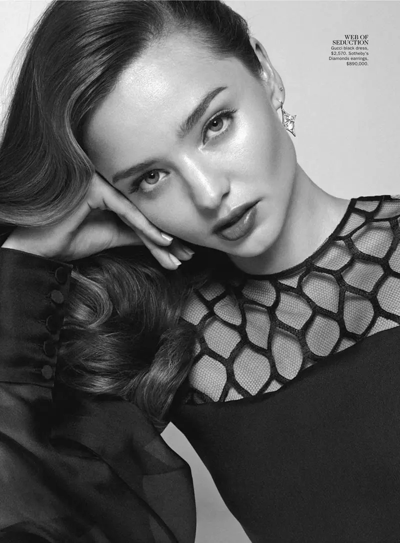 Miranda Kerr ຮູບແບບກິລາລະດູໃບໄມ້ປົ່ງສໍາລັບການຖ່າຍປົກເດືອນເມສາຂອງ Vogue Australia