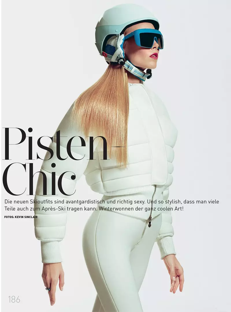 Kristy Kaurova is Sporty Chic voor Kevin Sinclair's Madame Germany Shoot