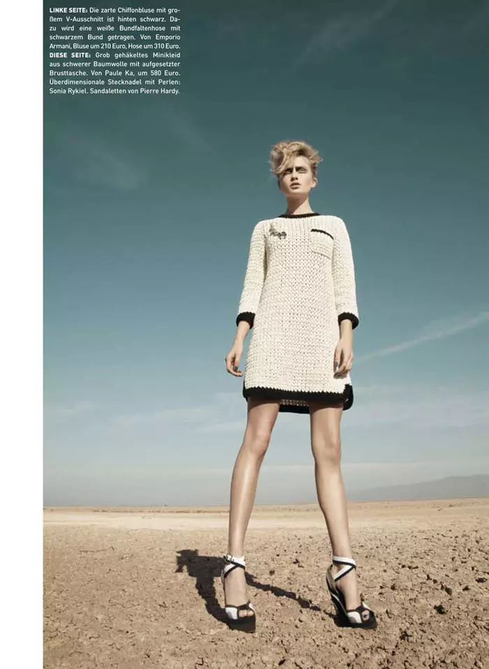 Annabella Barber ni Jamie Nelson para sa Madame Germany Marso 2012