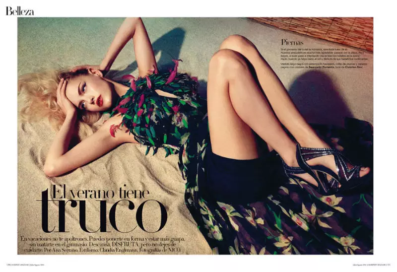 Ashley Smith na Nico kwa Harper's Bazaar Uhispania Julai/Agosti 2011