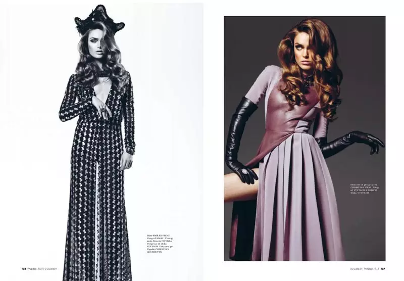 Sophie Vlaming Rocks Alluring Looks for Elle Vietnam Lub Kaum Hli 2012