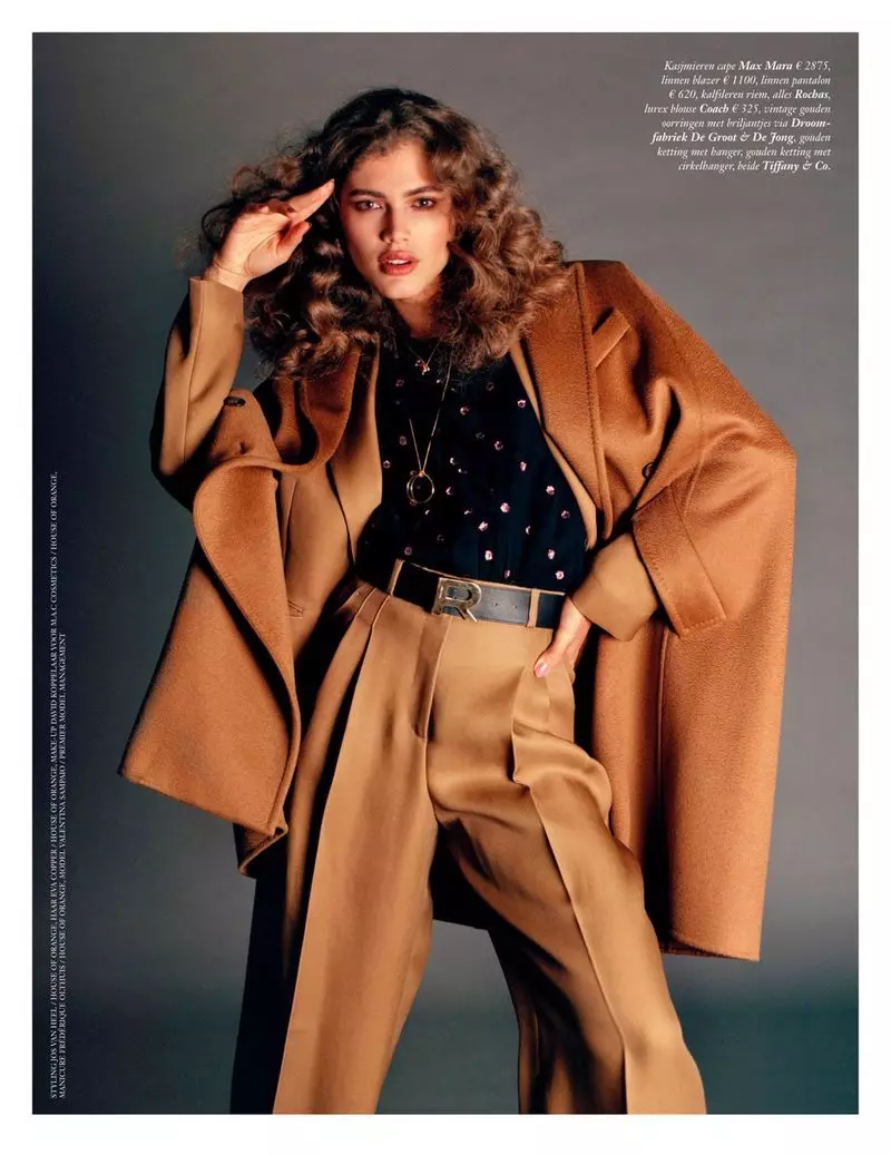 Valentina Sampaio เปิดตัวสไตล์เรโทรสำหรับ Vogue Netherlands