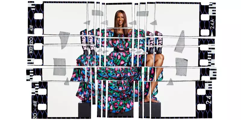 Supermodel Iman adachita nawo kampeni ya Kenzo x H&M