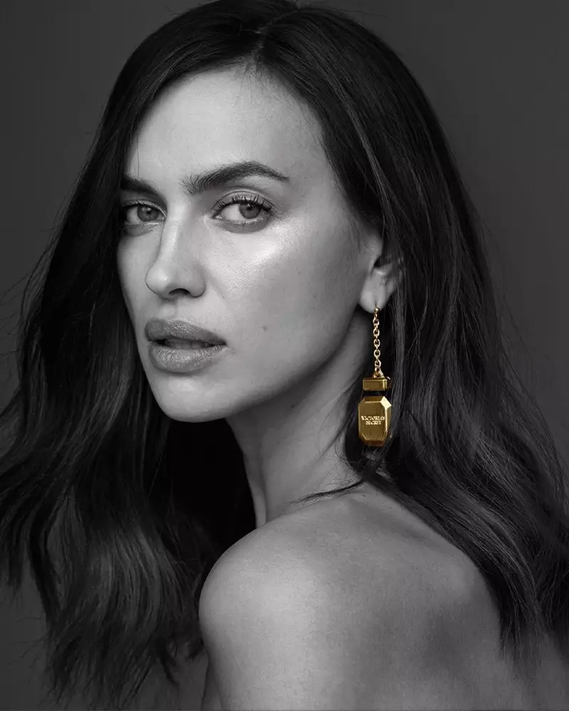 Irina Shayk Victoria’s Secret Bombshell Gold Campaign