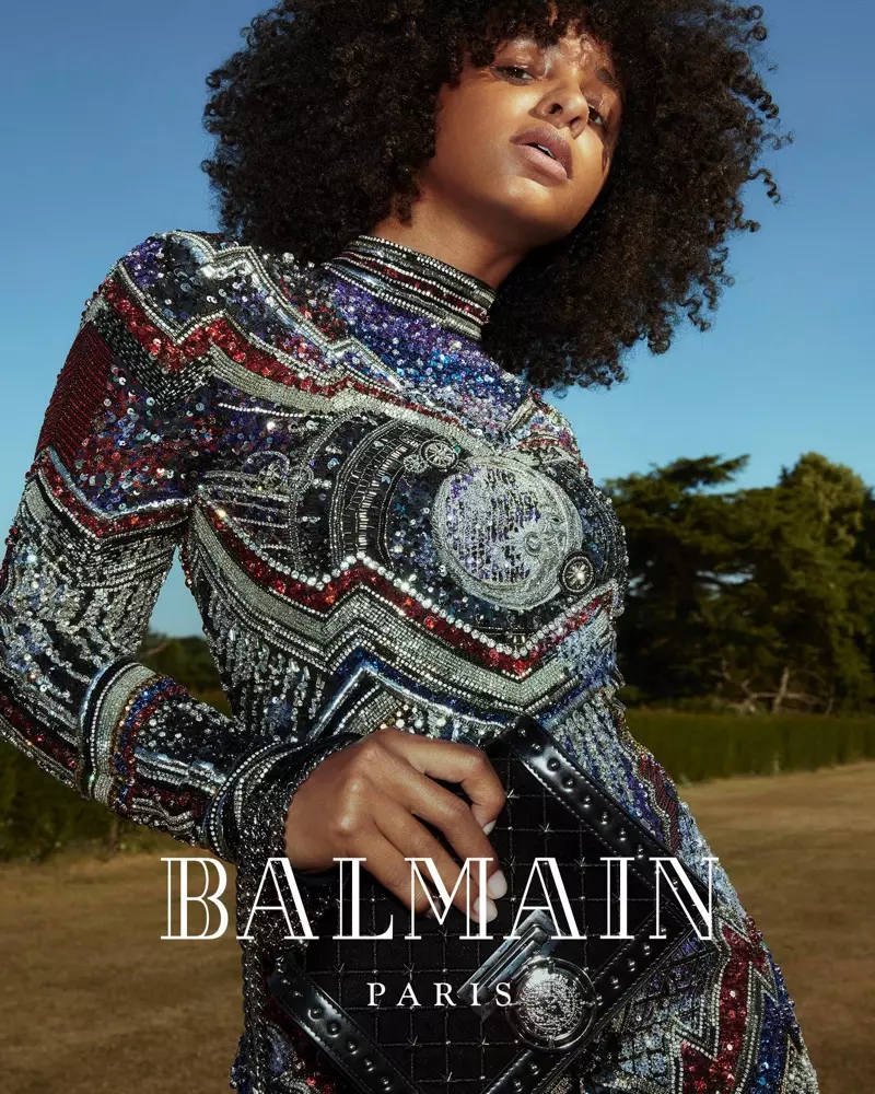 Balmain, Balmain 2018 가을-겨울 캠페인에 로즈 미나 활용