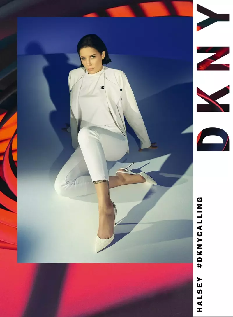 DKNY imagwiritsa ntchito Halsey pa kampeni yachilimwe-chilimwe 2020