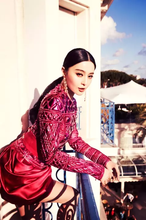 Seasann lucht leanúna Bingbing do Ellen von Unwerth in W Magazine