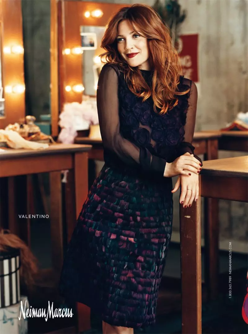 Drew Barrymore para Neiman Marcus