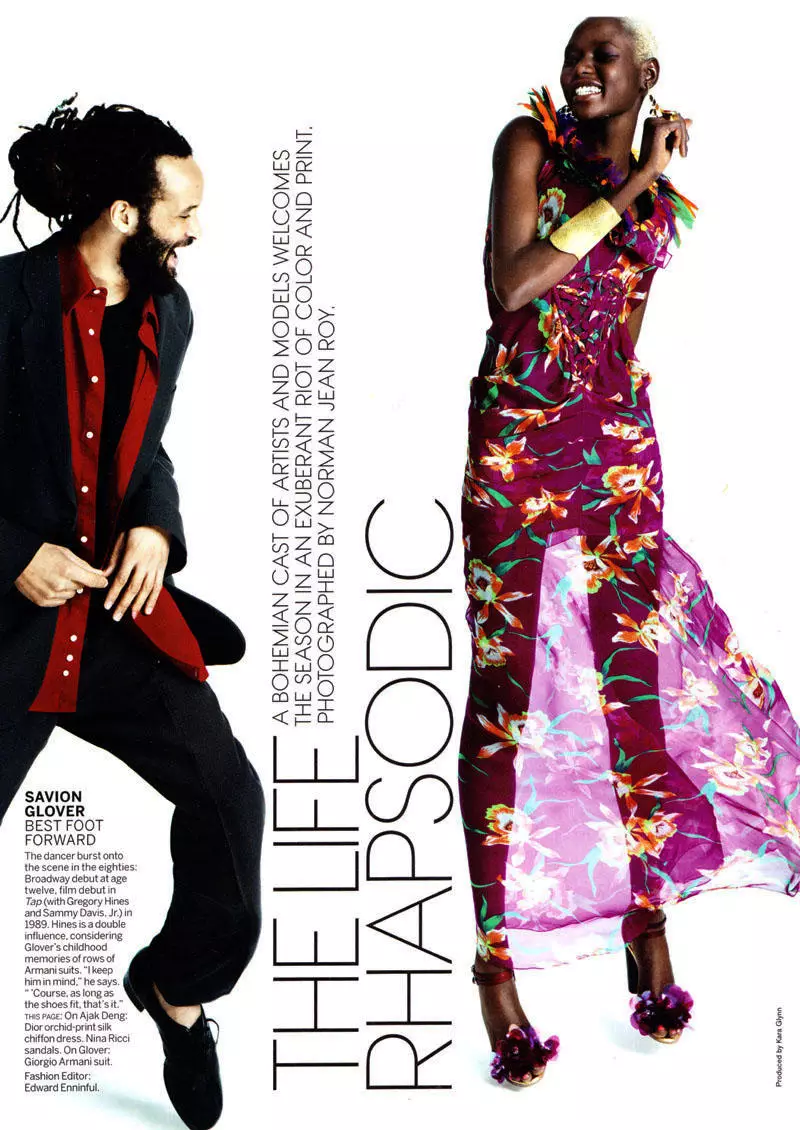 The Life Rhapsodic ji hêla Norman Jean Roy ve ji bo Vogue US Adar 2011