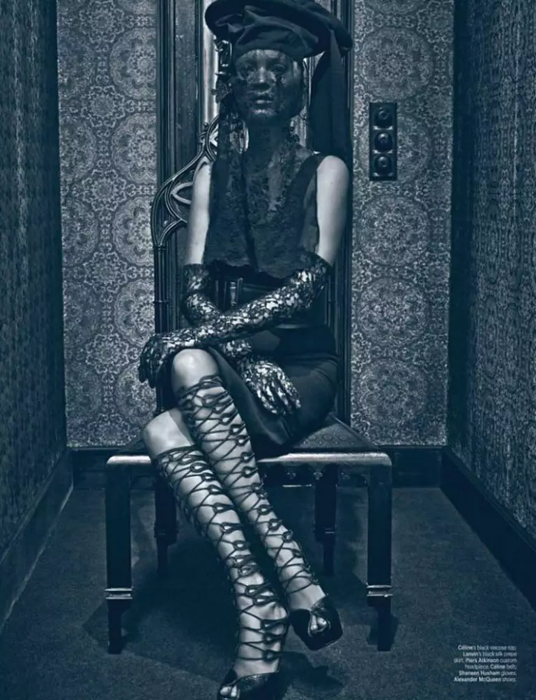 Kate Moss nke Steven Klein dere maka W Magazine na Machị 2012