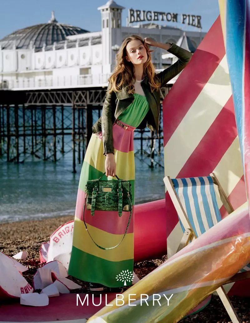 Lindsey Wixson & Frida Gustavsson por Mulberry Spring 2012 Kampanjo de Tim Walker