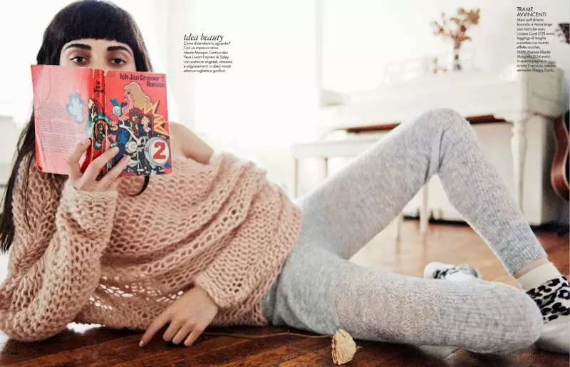 Vanessa Moreira 在 Elle Italia Spread 中為 Dan Martensen 保持休閒