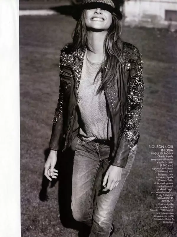 U-Elisa Sednaoui we-Elle Italia February 2011 nguMat Jones