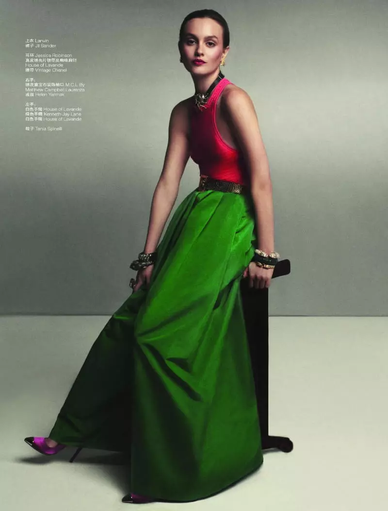 Alexey Yurenev မှ L'Officiel China အတွက် Leighton Meester