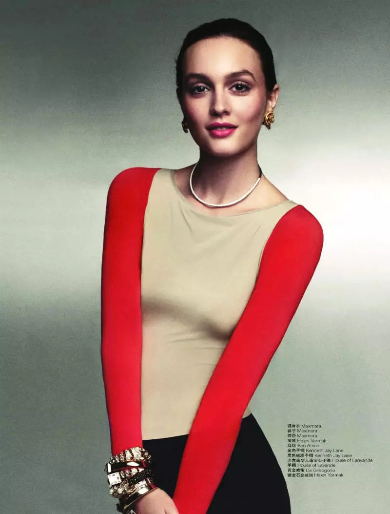 Leighton Meester fir L'Officiel China vum Alexey Yurenev