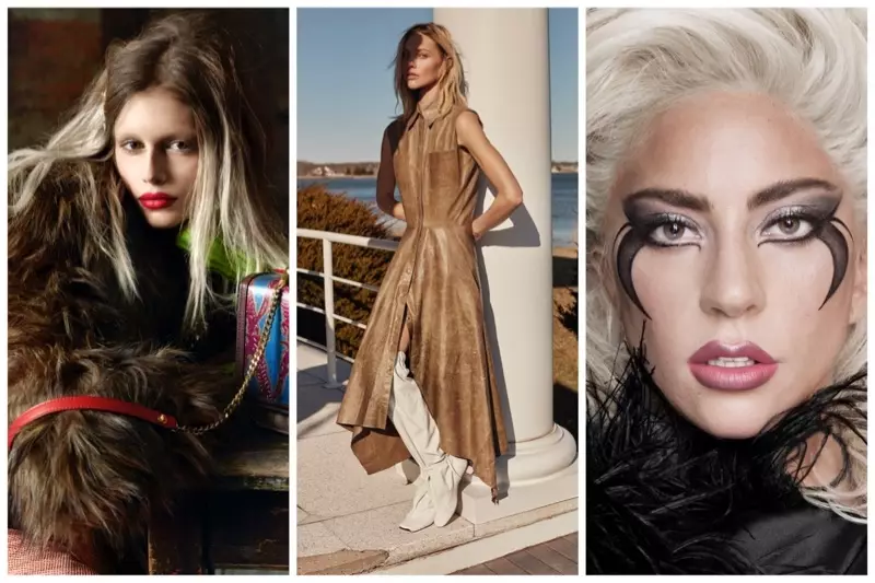 Týden v přehledu | Nová obálka Saši Pivovarové, podzimní reklamy Versace, řada líčení Lady Gaga a další