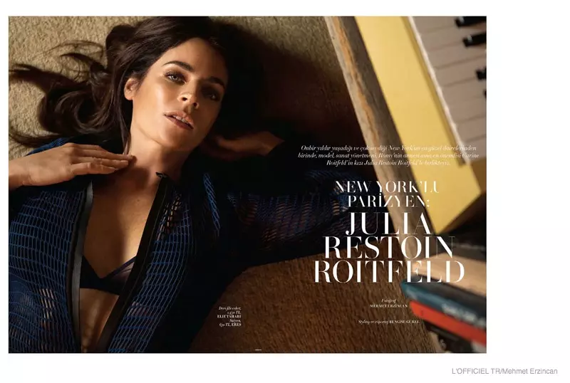 Julia Restoin Roitfeld sa Bohemian Style para sa L'Officiel Turkey ni Mehmet Erzincan