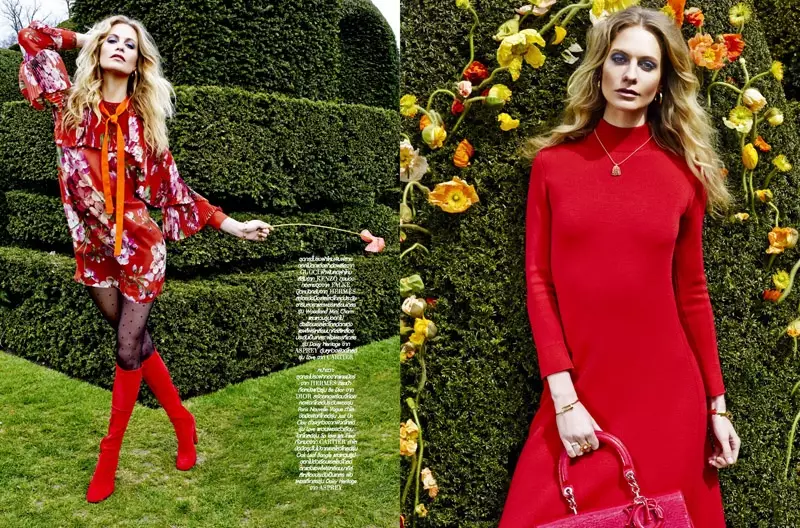 Poppy Delevingne Lofficiel Thailand Օգոստոս 2015 Շապիկ Shoot02